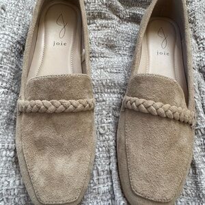 Joie Tan Suede Loafers